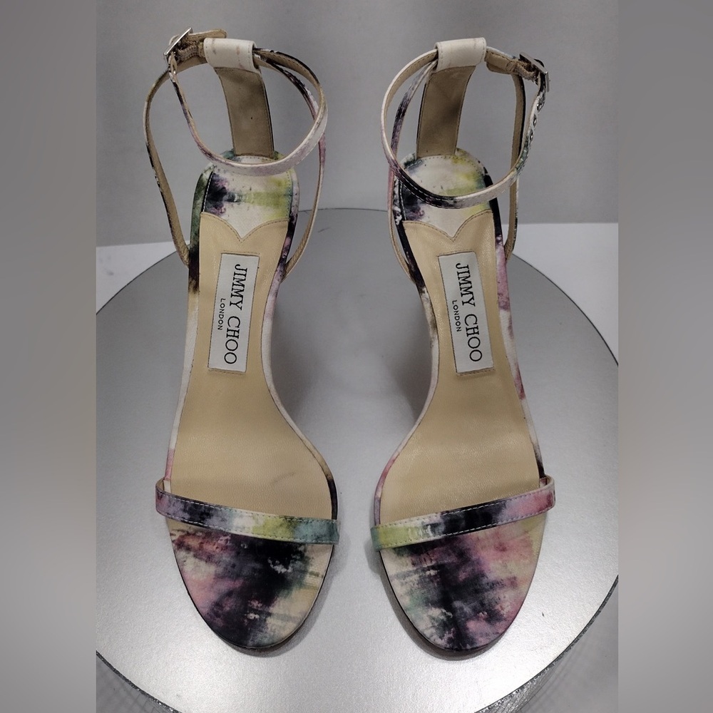 Jimmy Choo Multicolor Women's Sandals Size 6.5 Pre Owned Exellent Condition